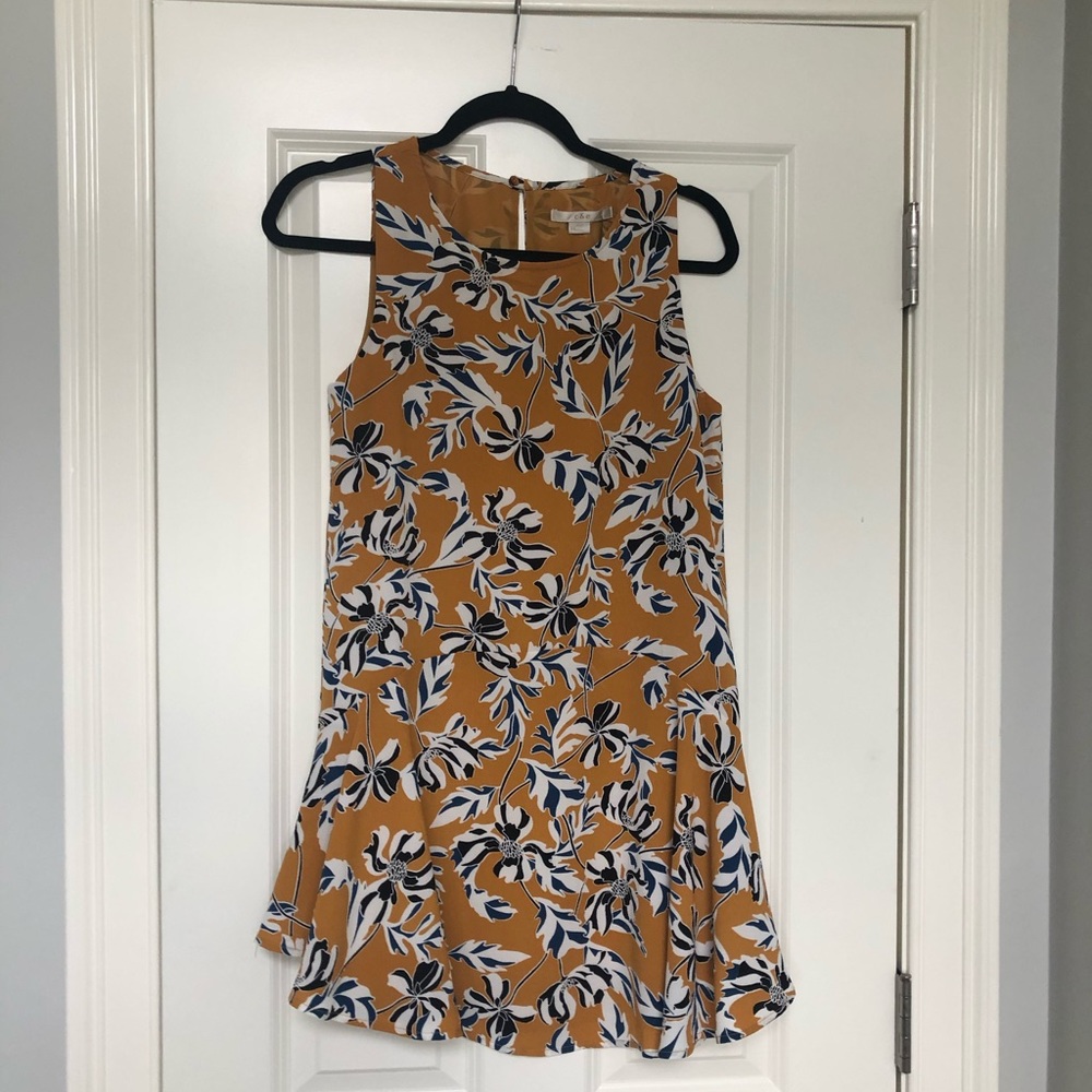 Yellow Floral Dress Size XS